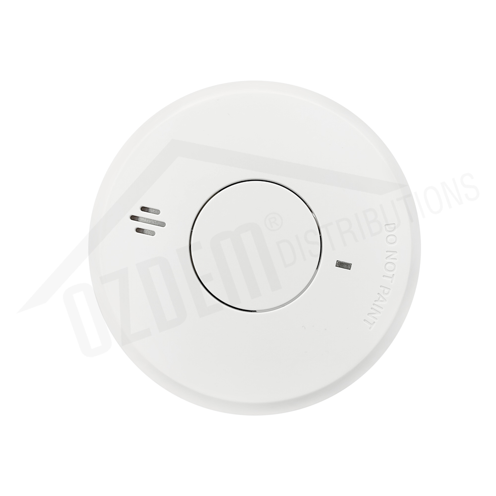 Tesla Wireless Interconnect Photoelectric Smoke Alarm with 10 Year Lithium Battery
