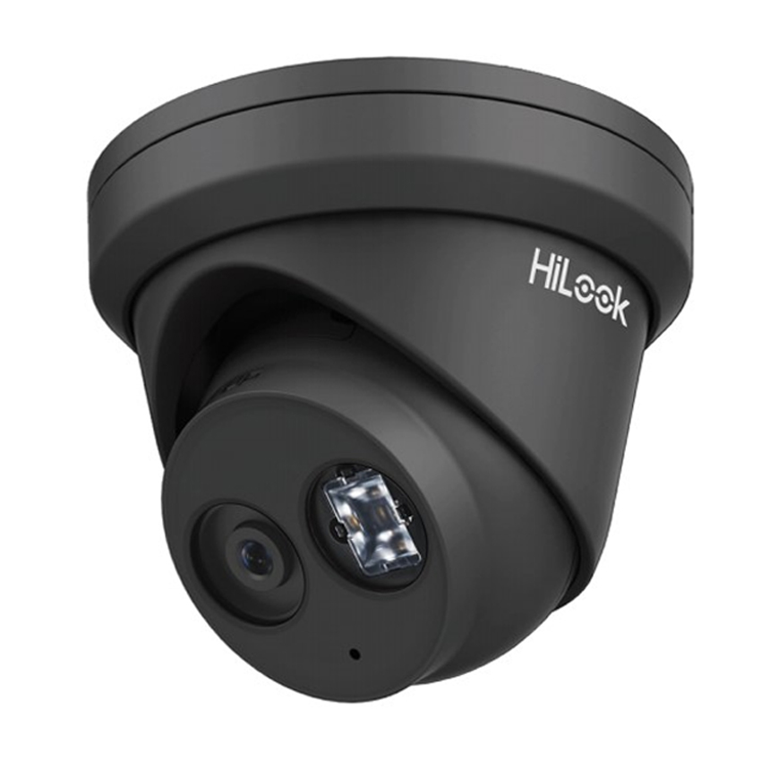 HiLook IPC 8MP (4K) Metal Black Eyeball Camera, 2.8mm lens, WDR, ICR, POE, BUILT IN MIC