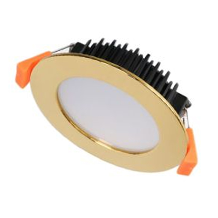 13W Gold Tri Color Dimmable SMD LED Downlight with Separate Driver 90mm Cutout