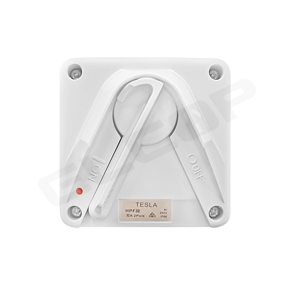 2P 32A Mini Weatherproof Isolator 250V IP66