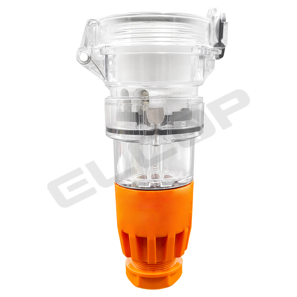 5 Round PIN 32A Straight Extension Socket 500V IP66