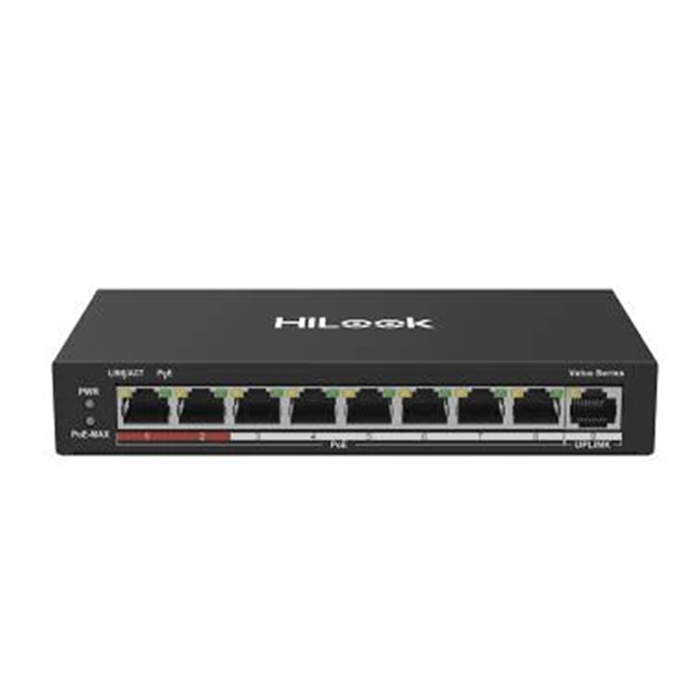 HiLook NS-0109P-60 8 Port Fast Ethernet Unmanaged POE Switch