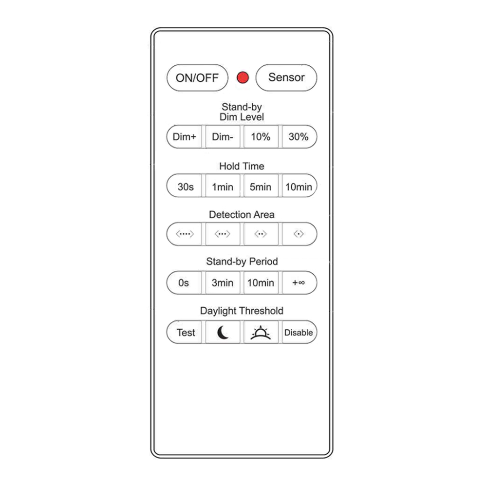 Sensor Remote for AL5 Series Motion Sensor Downlights 3A Lighting