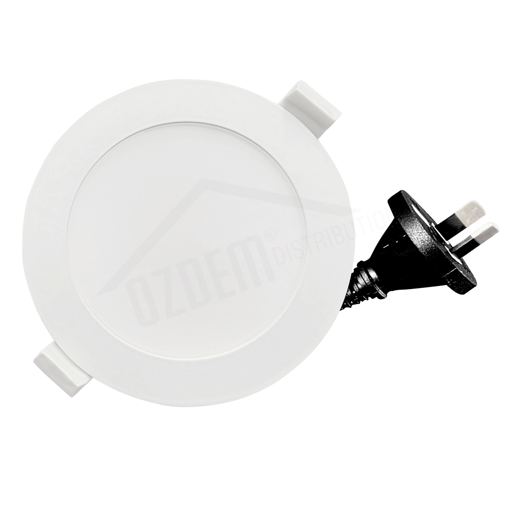 13W White Dimmable Tri Color Low Profile LED Aluminum Downlight with Separate Driver | 90mm Cutout