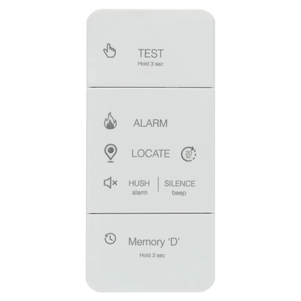 Red Smoke Alarm Wall Controller RF Wireless (RACP) 