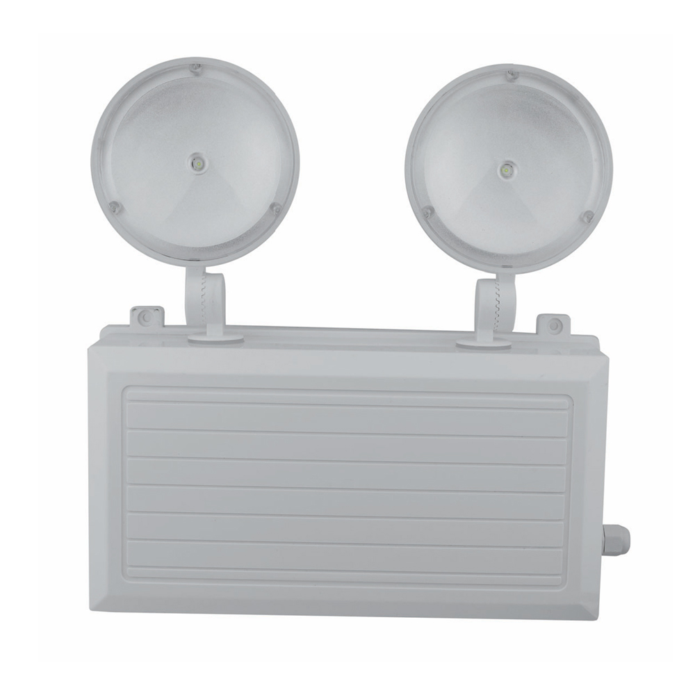 LED Wall Mounted Twin Spot Emergency Light IP65 