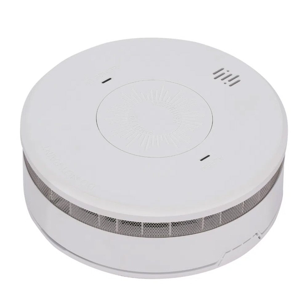 Emerald EVO 240V Photoelectric Smoke Alarm Interconnected + 9V Back-Up Battery 