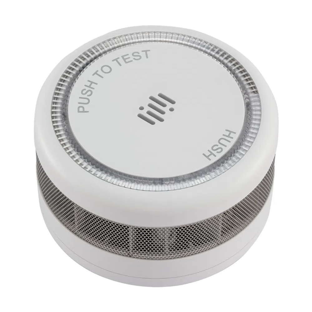 Emerald EVO Wireless Mini Smoke Detector with RF Interconnection and 10 Year Battery 