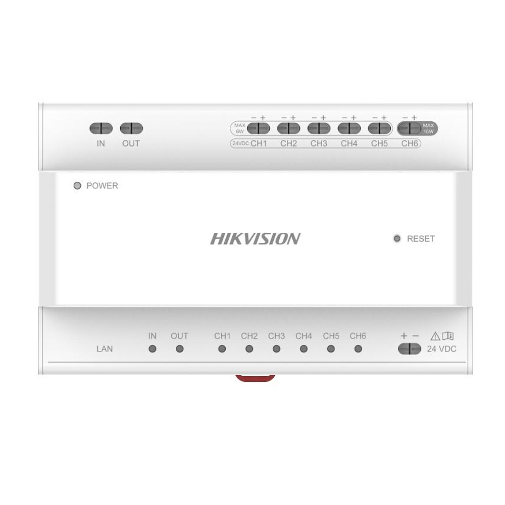 Hikvision DS-KAD706Y-P Two-Wire Video/Audio Distributor