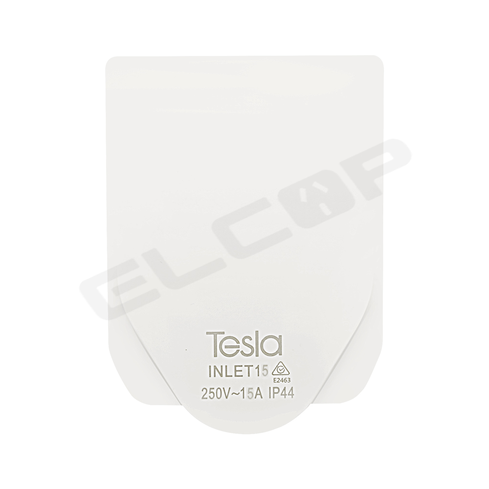 Tesla 15A Power Inlet IP44 | White